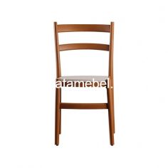 Plastic Chair - Olymplast OL 608 / Brown - Cream